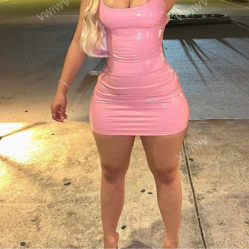 Shiny Pink Dress
